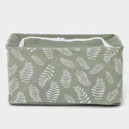 Кофр для хранения вещей Доляна Leaves, 392920 см, 24 л, зелёный  фото 4