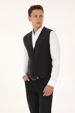 Erkek Antrasit Melanj Triko H_rka - U.s. polo assn фото 3