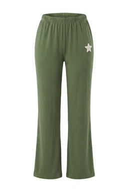 Haki %100 Pamuklu Y_ld_z Nak__l_ _rme Pijama Tak_m_ THMAW26PT00012 - Trendyolmilla фото 3