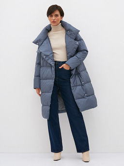 Conso/WDL 210502 - dusty blue Пуховое Пальто