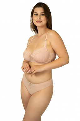 Rina бюстгальтер полудубл. жен. PN-1202 - миндально-розовый - Primaverina фото 2