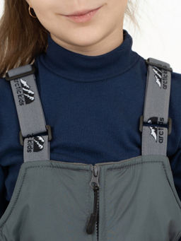 Полукомбинезон детский зимний серый