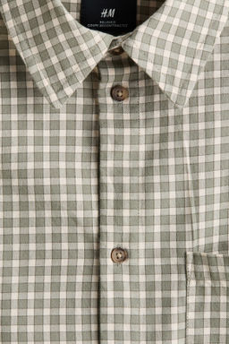 Camisa de algod?n de manga corta Relaxed Fit - H&m фото 3