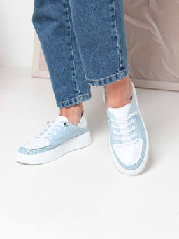 Кеды 163.P.LusiR2w. Голубой белый