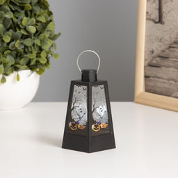 Фигурка светящаяся RISALUX «Привидение», LED-ночник, 3×LR1130, чёрный, 4.4×4.4×9.4 см