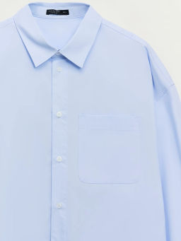 Рубашка oversize из 100% хлопка / Zarina  фото 10