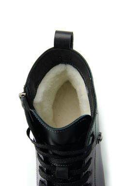 Ботинки 312.omega.black.nikel. /шерсть