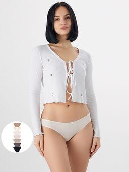 Трусы слипы женские в наборе, 7 шт