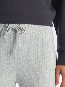 Beli Lastikli D?z Ka?korse Kad?n Pantolon