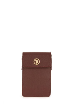 Женская бордово-красная сумка для телефона Неожиданная скидка в корзине - U.s. polo assn фото 3