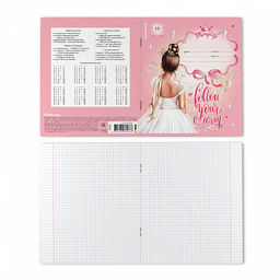 Цена за 10 шт. Тетрадь школьная ученическая ErichKrause Pointes, 18 листов, клетка, выборочный УФ-лак с глиттером (в плёнке по 10 шт.)_MIX-PACK  фото 8