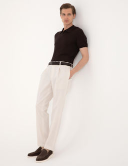 Bej Slim Fit Kuma_ Pantolon - Pierre cardin фото 3