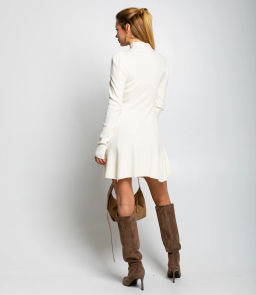 Платье #КТ04227, кремовый