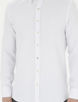 Bej Slim Fit Uzun Kollu G_mlek - Pierre cardin фото 6