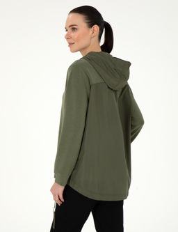 Haki Comfort Fit Modal Kuma_ Sweatshirt - Pierre cardin фото 5