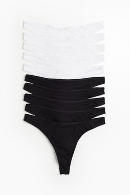 Pack de 10 bragas Thong de algodon