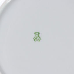 Тарелка Добрушский завод «Лев», d=24 см, фарфор, белая