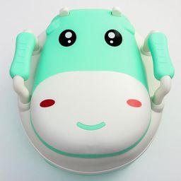 Горшок детский Бегемотик, цвет белый/зеленый - Simaland фото 11