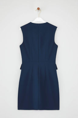 TRENDYOLMILLA Petrol Kemerli Vucudu Saran Cep Detayl? Mini Dokuma Elbise TWOSS23EL02037  фото 14