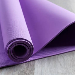 Коврик для йоги и фитнеса спортивный гимнастический EVA 4мм. 173х61х0,4 цвет: фиолетовый / YM-EVA-4V / уп 24 - Галеонтрейд фото 2