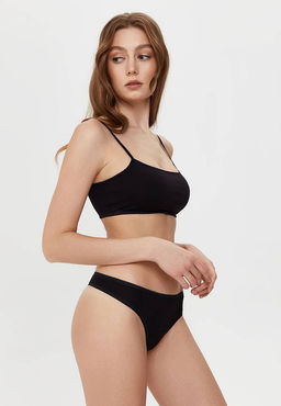 CONTE Трусы стринг BASIC COLLECTION LST 2000 (в коробке) black - Conte elegant фото 3