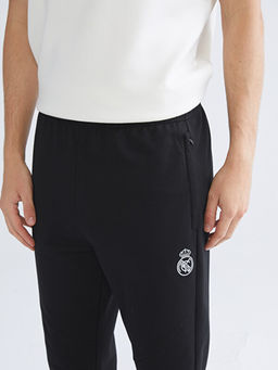 Standart Kal?p Real Madrid Bask?l? Erkek Taraftar Jogger E?ofman Alt? - Waikiki фото 3
