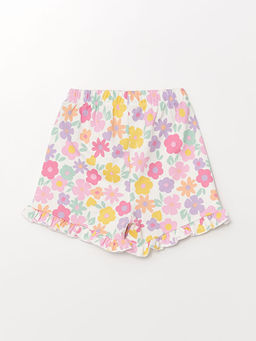 Beli Lastikli ?i?ekli K?z Bebek ?ort 2li - Waikiki фото 3