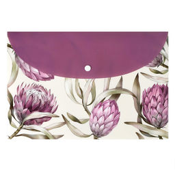 Папка для школьных тетрадей пластиковая Феникс+, арт. 72227/ 12 ПРОТЕЯ (полипропилен, формат А4, 33.5х23 см, 1 отделение (-я), кнопка, УФ-печать)