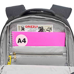 RG-666-2 Рюкзак школьный с картхолдером на держателе - Grizzly фото 30