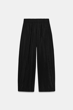PANTAL?N TOBILLERO GOMA / Negro - Zara фото 5