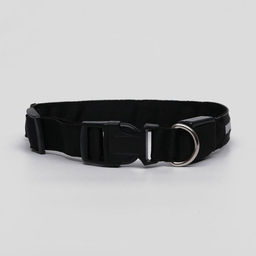 Ошейник с подсветкой размер М, ОШ 40-48 х 2,5 см, 3 режима свечения чёрный - Пижон фото 2