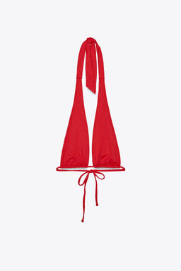 MULTI-WAY HALTER BIKINI TOP - Zara фото 4