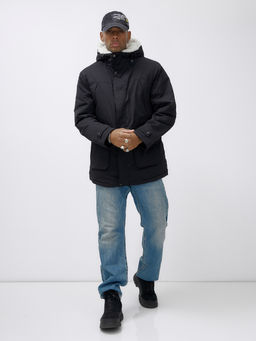 Парка мужская зимняя удлиненная с мехом хаки цвета 8753Ch - Mtforce фото 7