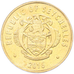 Монета 10 центов 2016 года Сейшелы
