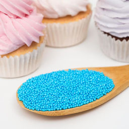 Кондитерская посыпка шарики 2 мм, голубые перламутровые, 50 г - Simaland фото 2