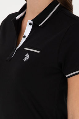 Женская черная футболка Неожиданная скидка в корзине - U.s. polo assn фото 7