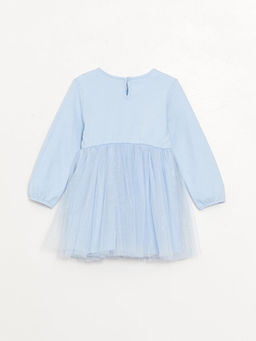 Bask?l? K?z Bebek Elbise