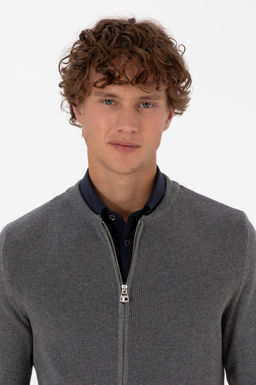 Erkek Gri Melanj Basic Triko H_rka Sepette S_rpriz _ndirim - U.s. polo assn фото 2