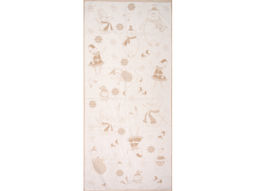 6с102.511ж2 Зимнее веселье (лен3) Полотенце махровое 67х150см