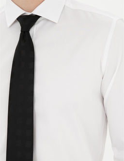Beyaz Ex. Slim Fit Uzun Kollu Basic G_mlek