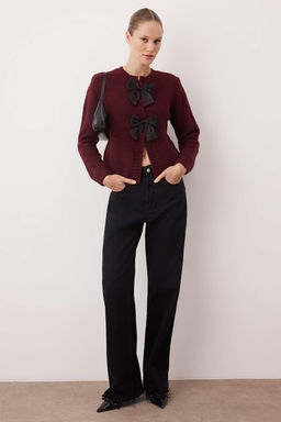 Tas Bisiklet Yaka Kurdele Detayl? Triko H?rka TWOAW26HI00236 - Trendyolmilla фото 6