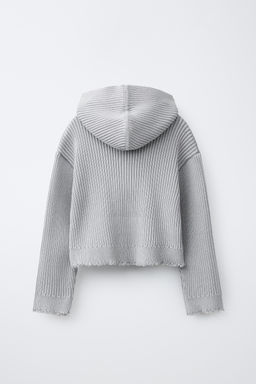 CHAQUETA PUNTO CREMALLERA / Gris medio - Zara фото 5