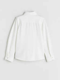 Uzun Kollu Dokulu Erkek ?ocuk G?mlek