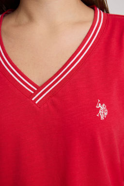 Kad_n K_rm_z_ V Yaka Basic Ti__rt - U.s. polo assn фото 6