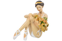 Статуэтка 12,5*7*12 см Балерина с цветами в белом - Elan gallery фото 13