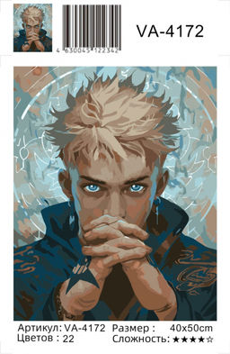 Картина по номерам на холсте и подрамнике 40х50 см
