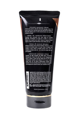 Массажный крем Shunga Intoxicating Chocolate, съедобный, шоколад, 200 мл