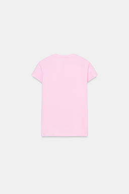 T-SHIRT WITH RAISED HEARTS - Zara фото 4