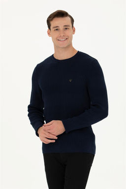 U. S. Polo Assn Мужской темно-синий свитер - U.s. polo assn фото 8