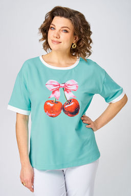 Джемпер Rumoda 2285 бирюзовый  фото 11